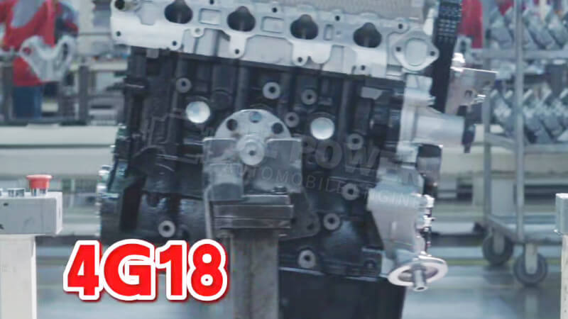 The production process of the 4G18 engine model