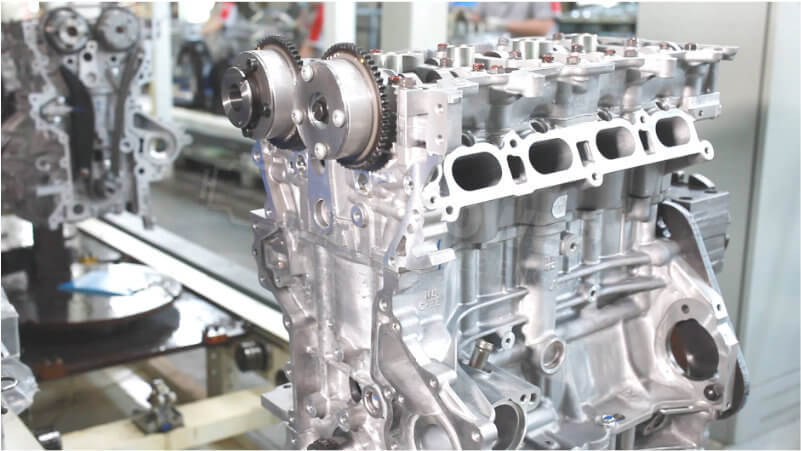 The production process of the G4KD engine model