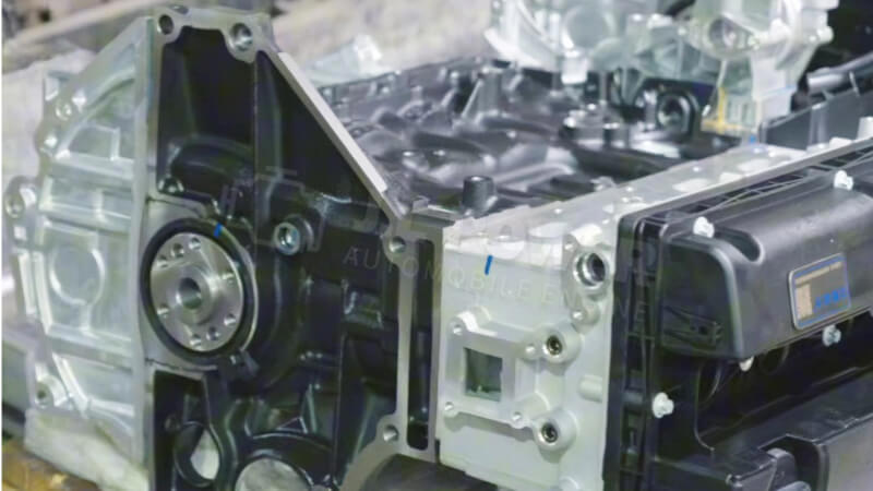 The production process of the F16D4new engine model