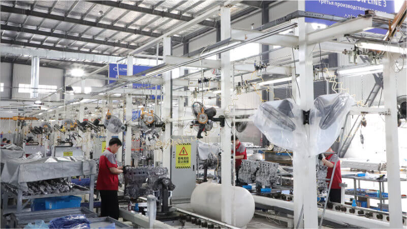 The production process of the SEBA engine model