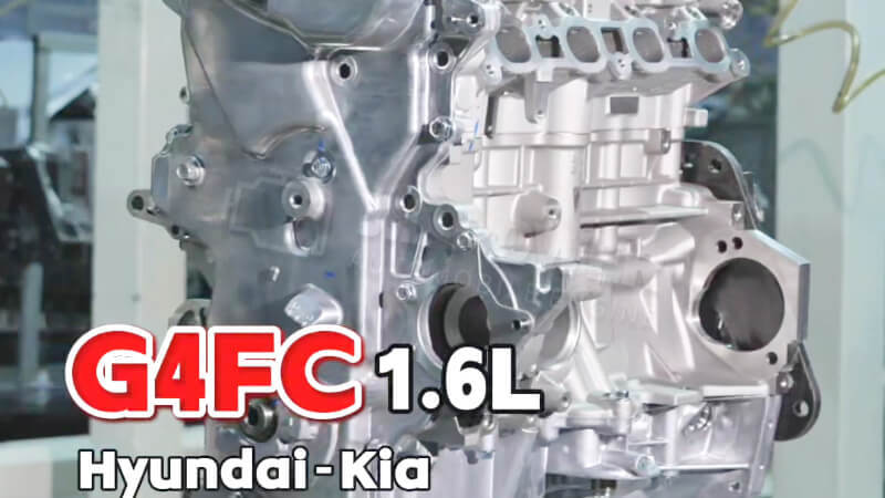 The production process of the G4FC engine model
