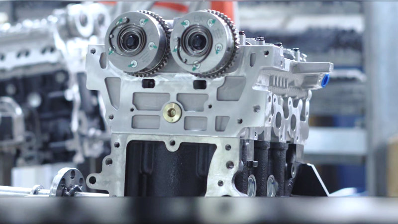 The production process of the B15D2 1.5L engine model