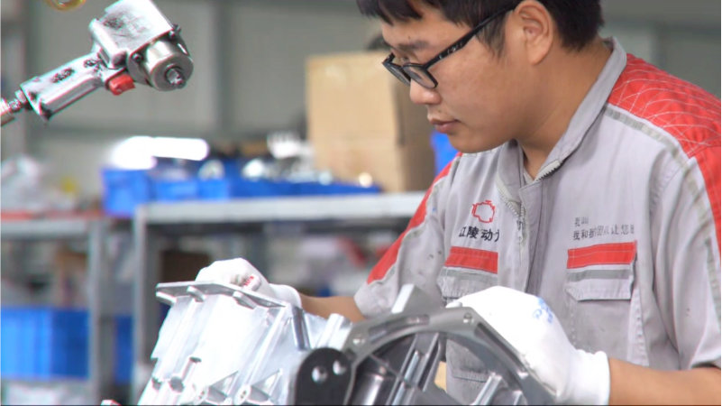 The production process of the G4FG 1.6L engine model